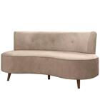 Sofá 2 Lugares Para Sala Living 135cm Pés Palito Korah Z08 Ve