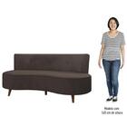 Sofá 2 Lugares Para Sala Living 135cm Pés Palito Korah Z08 Ve
