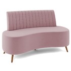 Sofá 2 Lugares Para Sala Living 135cm Pés Palito Tamar Z08 Ve