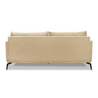 Sofá 2 Lugares Pé De Ferro Preto Rafaela 160 Cm Linho S04 - D