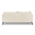 Sofá 2 Lugares Pé De Ferro Preto Rafaela 180 Cm Linho S04 - D