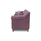 Sofá 2 Lugares Pé De Madeira Julieta 160 Cm Veludo S04 - D'ro