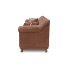 Sofá 2 Lugares Pé De Madeira Julieta 160 Cm Veludo S04 - D'ro