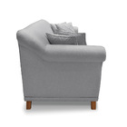 Sofá 2 Lugares Pé De Madeira Julieta 180 Cm Linho S04 - D'ros