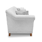 Sofá 2 Lugares Pé De Madeira Julieta 180 Cm Linho S04 - D'ros