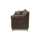 Sofá 2 Lugares Pé De Madeira Julieta 180 Cm Veludo S04 - D'ro