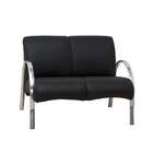 Sofá 2 Lugares Polly Preto