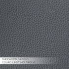 Sofá 2 Lugares Reclinável Elétrico Asmará 174cm Couro Cinza G