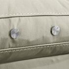 Sofá 2 Lugares Reclinável Elétrico Asmará 174cm Couro Off Whi