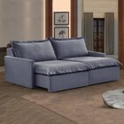 Sofá 2 Lugares Retrátil 194cm Com Almofadas Lisboa