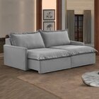 Sofá 2 Lugares Retrátil 194cm Com Almofadas Lisboa