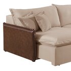 Sofá 2 Lugares Retrátil 254cm Pés Em Madeira Maciça Hamburgo