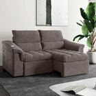 Sofá 2 Lugares Retrátil Com Usb Para Sala De Estar Next 259cm