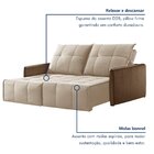 Sofá 2 Lugares Retrátil E Reclinável 144cm Xangai Yescasa  Ve