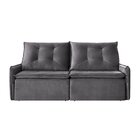 Sofá 2 Lugares Retrátil E Reclinável 160cm Slide Estofart Cin