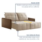 Sofá 2 Lugares Retrátil E Reclinável 169cm Xangai Yescasa  Ve