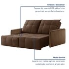 Sofá 2 Lugares Retrátil E Reclinável 169cm Xangai Yescasa  Ve