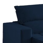 Sofá 2 Lugares Retrátil E Reclinável 180cm Búzios Azul