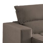 Sofá 2 Lugares Retrátil E Reclinável 180cm Búzios Bege