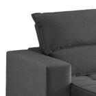 Sofá 2 Lugares Retrátil E Reclinável 180cm Búzios Grafite