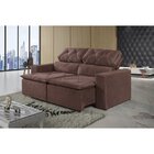 Sofá 2 Lugares Retrátil E Reclinável 200cm Oviedo  Caramelo