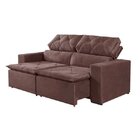 Sofá 2 Lugares Retrátil E Reclinável 200cm Oviedo  Caramelo