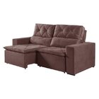 Sofá 2 Lugares Retrátil E Reclinável 200cm Oviedo  Caramelo