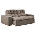 Sofá 2 Lugares Retrátil E Reclinável 200cm Paraty Bege