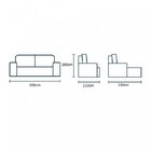 Sofá 2 Lugares Retrátil E Reclinável 200cm Vênus Zara Estofad