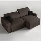 Sofa 2 Lugares Retratil E Reclinavel 210cm Romano  Marrom/imb