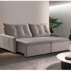 Sofá 2 Lugares Retrátil E Reclinável 220cm Slide Estofart Mar