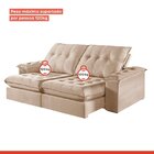 Sofá 2 Lugares Retrátil E Reclinável 230cm M158 Martins Estof