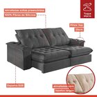 Sofá 2 Lugares Retrátil E Reclinável 250cm M158 Martins Estof