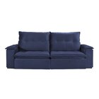 Sofá 2 Lugares Retrátil E Reclinável 250cm Pinheiros  Azul