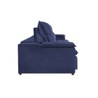 Sofá 2 Lugares Retrátil E Reclinável 290cm Pinheiros  Azul