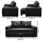 Sofá 2 Lugares Retrátil E Reclinável Bariloche 1.60cm C/ Mola