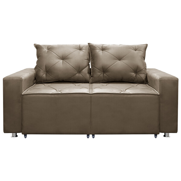 Sofá 2 Lugares Retrátil E Reclinável Bariloche 1.60cm C/ Mola