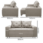 Sofá 2 Lugares Retrátil E Reclinável Bariloche 1.80cm C/ Mola