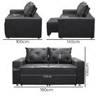 Sofá 2 Lugares Retrátil E Reclinável Bariloche 1.80cm C/ Mola