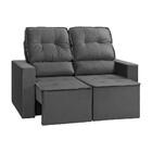 Sofá 2 Lugares Retrátil E Reclinável Chicago 1,50m C/molas -