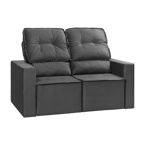 Sofá 2 Lugares Retrátil E Reclinável Chicago 1,50m C/molas -