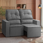 Sofá 2 Lugares Retrátil E Reclinável Chicago 1,50m C/molas -