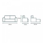 Sofá 2 Lugares Retrátil E Reclinável Júpiter  Bege Suede