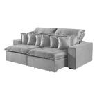 Sofá 2 Lugares Retrátil E Reclinável M-144 Veludo Martins Cin