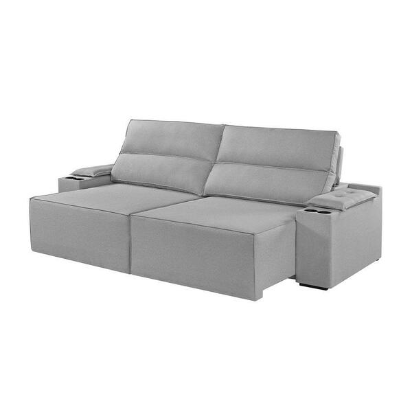 Sofá 2 Lugares Retrátil E Reclinável M-180 Martins Veludo Cin