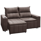 Sofá 2 Lugares Retrátil E Reclinável Madri 1,50m - Suede