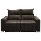Sofá 2 Lugares Retrátil E Reclinável Madri 1,80m - Suede