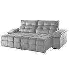 Sofá 2 Lugares Retrátil E Reclinável Martins M-122 Veludo Cin