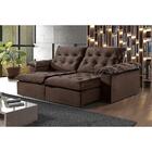 Sofá 2 Lugares Retrátil E Reclinável Martins M-147 Veludo Mar