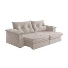 Sofá 2 Lugares Retrátil E Reclinável Martins M-164 Veludo Cre